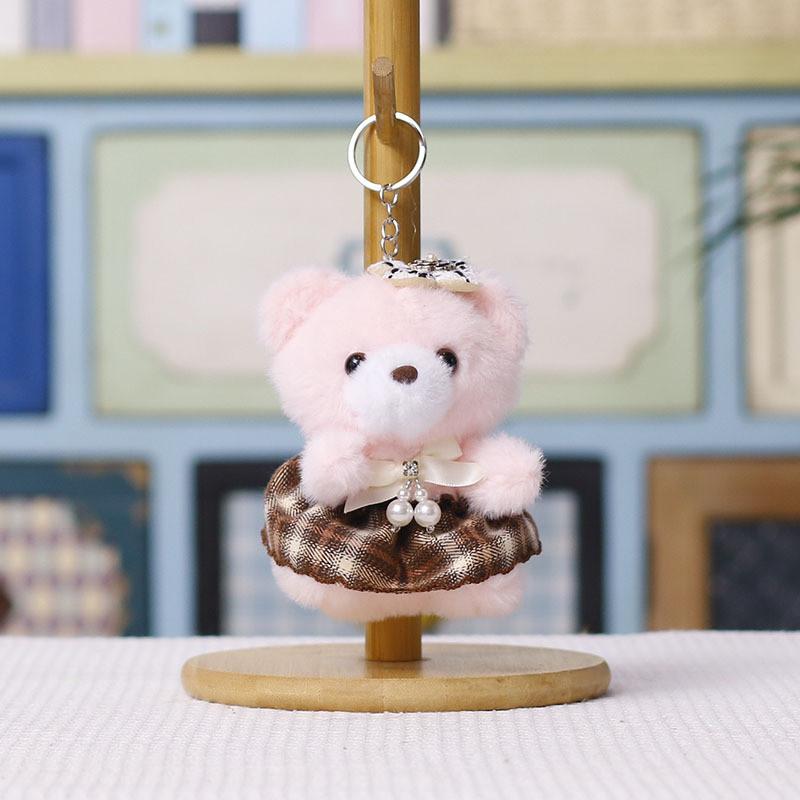 Plush Bear Keychain With Cute Dress For Kids And Adults Gift Idea
