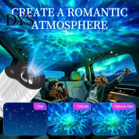 Multi Angle Projection Light Projector Night Light, Starry Sky Projector, 360 Degree Flexible Neck, Portable USB LED Lamp for Bedroom Ceiling,
