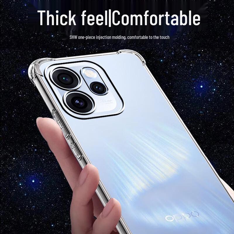 MaiKuQi OPPO Reno15 Anti-Drop Transparent TPU Case