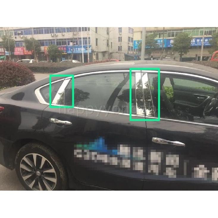 Window Pillar Middle Post Molding Cover Trim for 2016-2018 Nissan Altima Trims