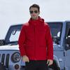 Women's Outdoor Three-in-one Detachable Autumn and Winter Pile Warm Mountaineering Clothing Windproof Breathable Coat for Men