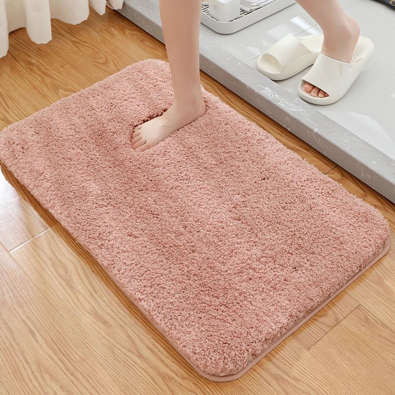 Non-slip Bathroom Door Mats: Quick-Drying, Absorbent Floor and Toilet Carpets