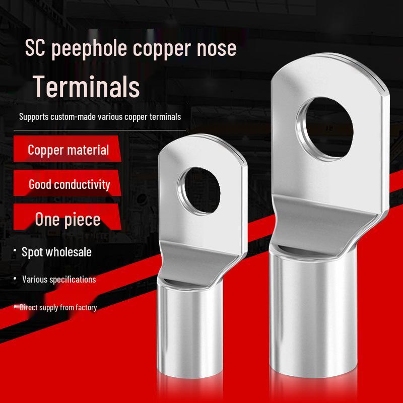 

Tinned SC Purple Copper Crimp Lug Connector SC4-4