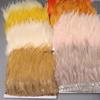 10Meters Hackle Feather Trim Rooster Neck Feather Ribbon Pheasant Feathers Fringe for Crafts Accessories Sewing Decoration