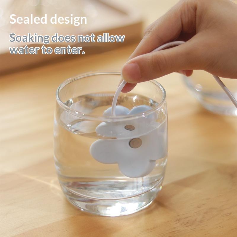 Mini Rechargeable Aromatherapy Humidifier Portable Timed Mute Mist Diffuser Cordless for Travel Outdoor Use