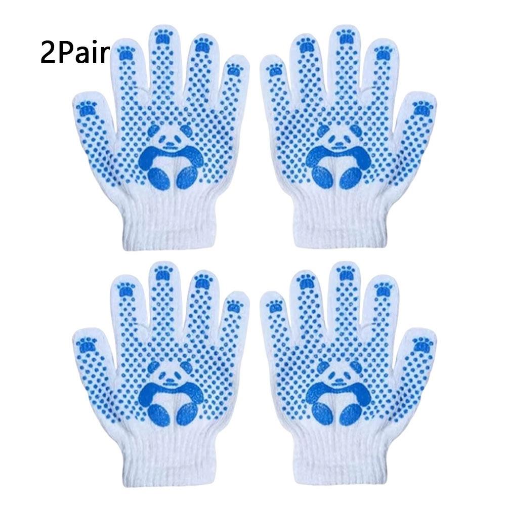 

1/2/4Pairs Anti Skid Children Work Gloves Hand Protection Mittens Household Cleaning 2Pairs