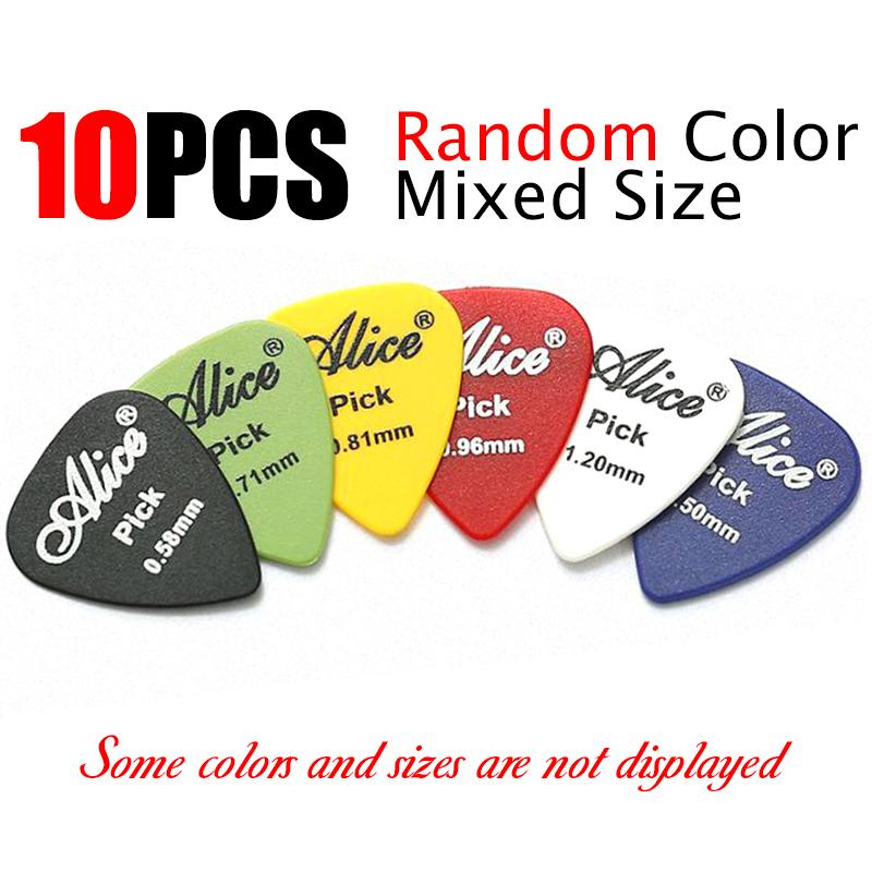 

10-30PCS Random Colors Guitar Picks 0.58mm-1.5mm Multiple Thickness Mix Useful Guitar Pick Music Practice Performance Supply ZYF