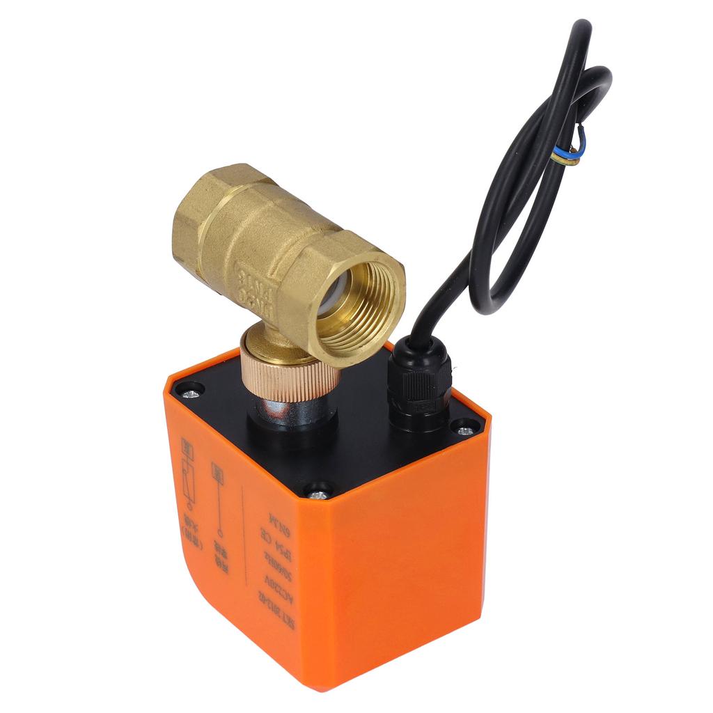 Motoriserad kulventil Elektrisk 2-vägs Normalt stängd DN20 AC220V Industriella tillbehör