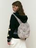 Kirsh Cherry Fur Mini Backpack [Light Grey]