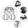 Car Headlight Turn Signal Light Decoration Wheel Brow Lampshade Cover Stickers For Jeep Wrangler TJ 1997-2006 Exterior Accessories  
