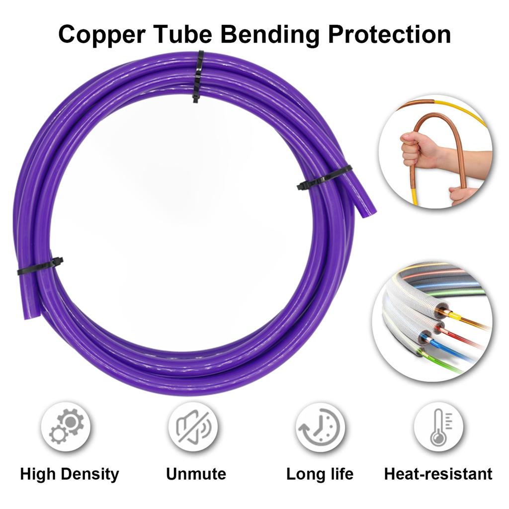 Copper Pipe Protector 1/4"/3/8"/1/2"/5/8"/3/4''/7/8''Anti-Deformation Copper Pipe Protection CT-205 PE Plastic Pipe Bending Tool