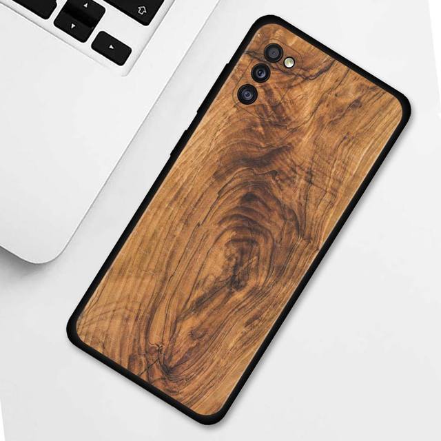 

Чехол для Samsung A51 A71 A21s A21 A12 A11 A02s A02 A01 A91 A72 A52 A42 A41 A32 A31, силиконовый чехол из натурального дерева For Samsung A51