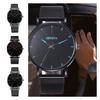 Wrist Quartz Analog Watch Men Stainless Steel Buckle Casual Pendant Accessories