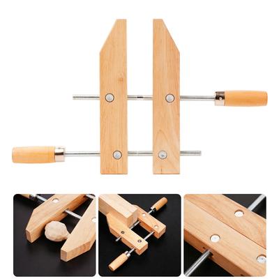 Wooden Handscrew Clamp Adjustable Wood Clamp for Professional Craftsmen DIY Enthusiasts for Various Applications