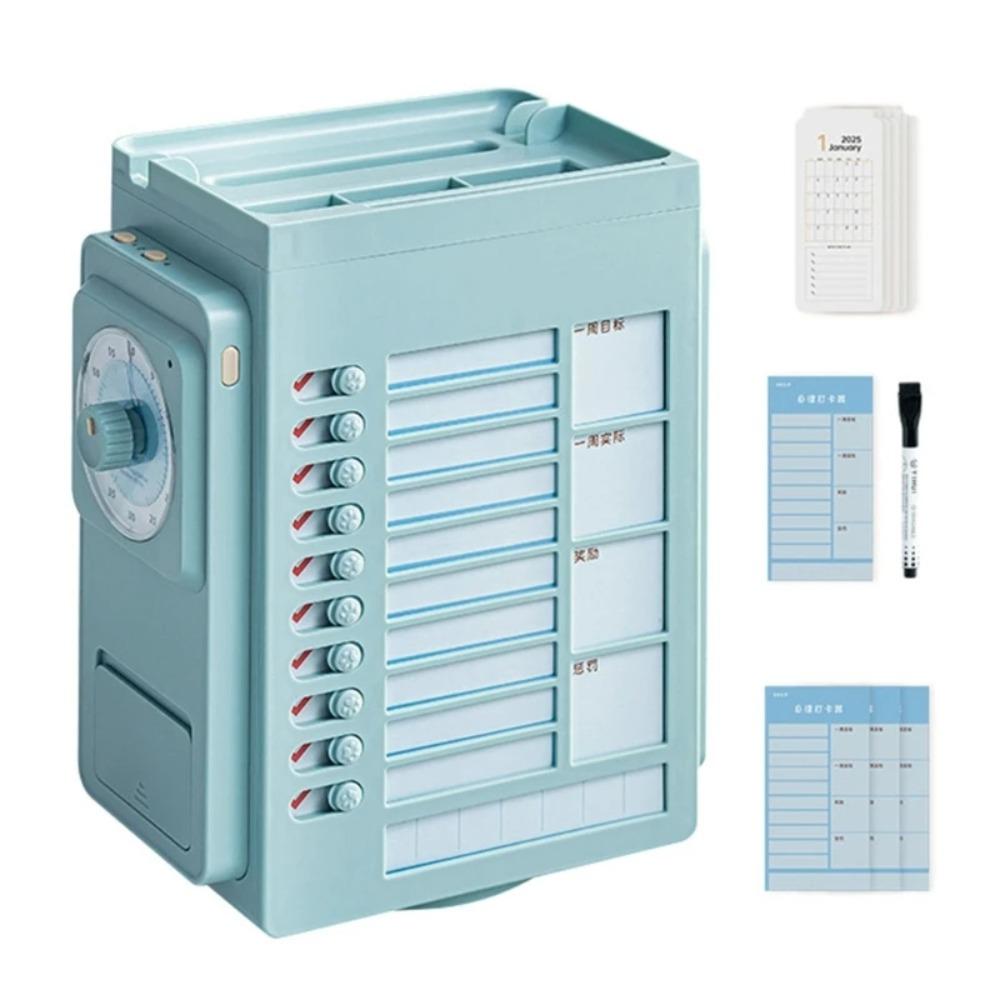 

Удобная карточка для пробивания хороших привычек, освоение тайм-менеджмента, самодисциплина, канцелярские товары синий