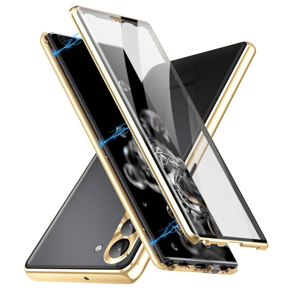 Samsung Galaxy S24 Case, Magnetic Glass, Gold