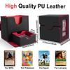 Deck Box for MTG with Display Window Commander Deck Case Fits 100+ Double-Sleeved Cards Magnetic Card Storage Box for TCG PTCG