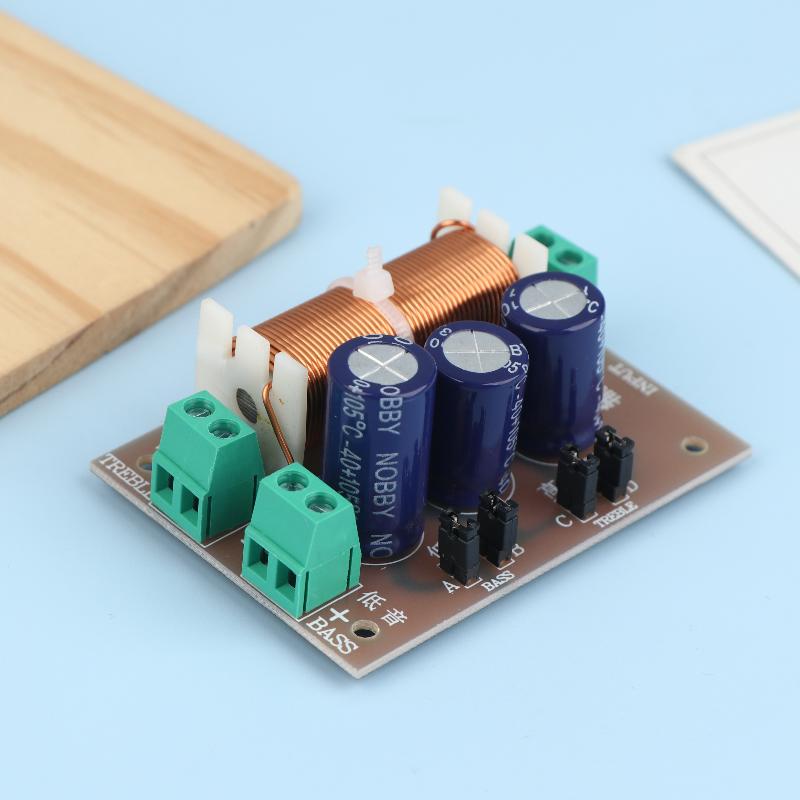 400W Audio Lautsprecher Frequenzweiche 2 Kanal Crossover Filter Modul Einstellbar Full Range Höhen Bässe Schweißfrei