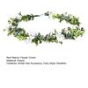 Bridal Flower Crown Fairy Style Flower Crown Artificial Flowers Eucalyptus Leaf Chaplet Head Wreath for Weddings Beach Vacation Photo Props