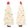 2023 New Christmas Decoration Wool Felt Christmas Tree Ornament Home New Year Party Ornament White