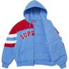 Supreme Filled Zip Up Hooded Sweatshirt Light Blue