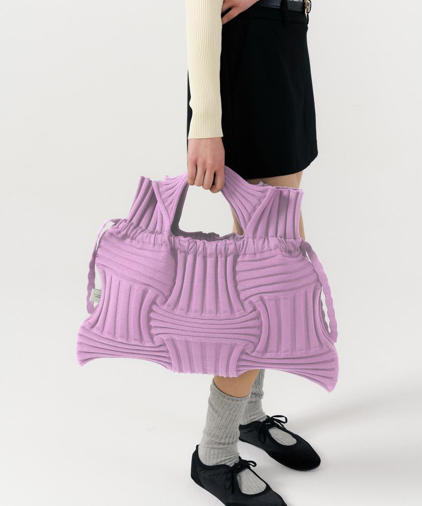 Pleatsmama Big Bow Bag Lavender
