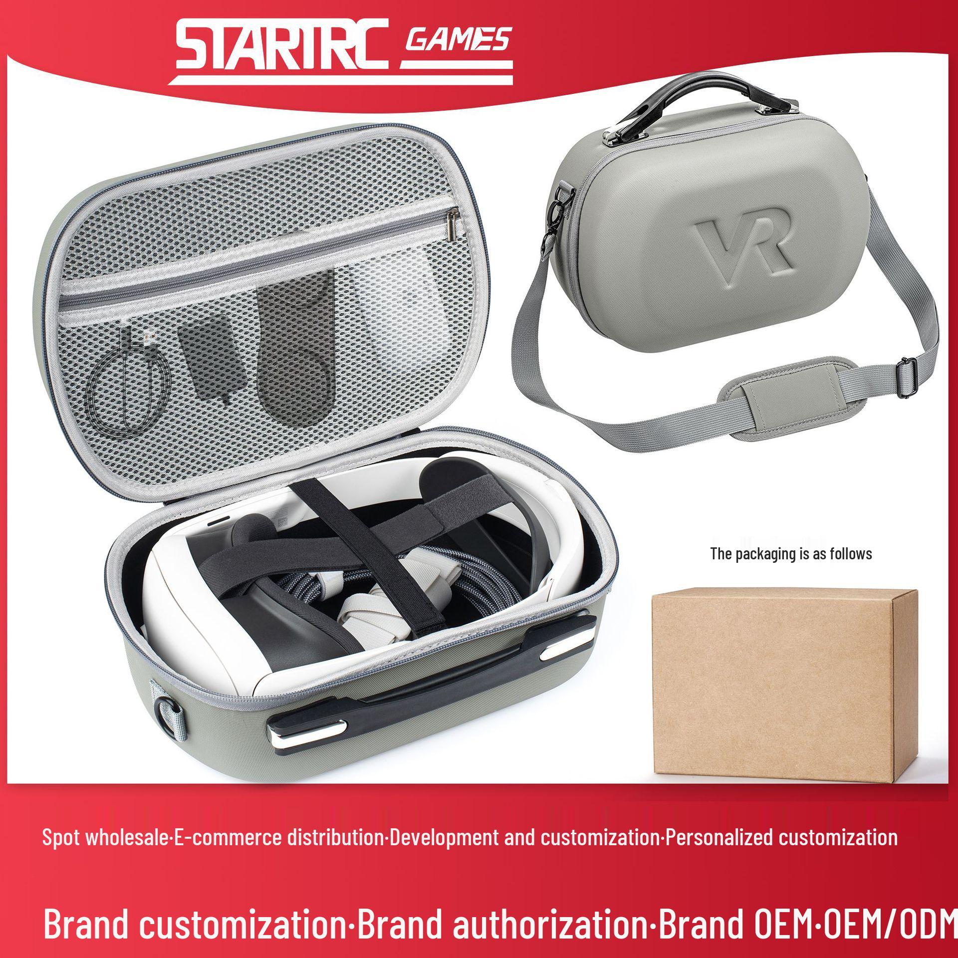 Galaxy XR Crossbody Storage Bag for Pico4 Ultra Meta Quest VR Glasses