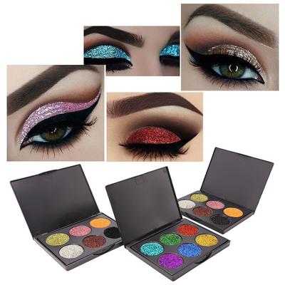 6 Colors Diamond Glitter Eyeshadow Palette Shiny Eyeshadow Makeup To Face Cosmetics
