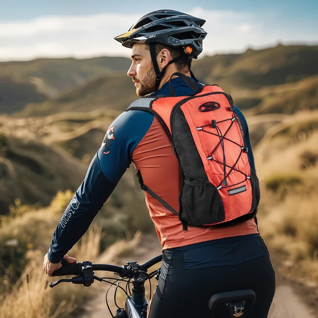 Lightweight Hydration Pack Backpack 2L Water Bladder Biking Hiking Running