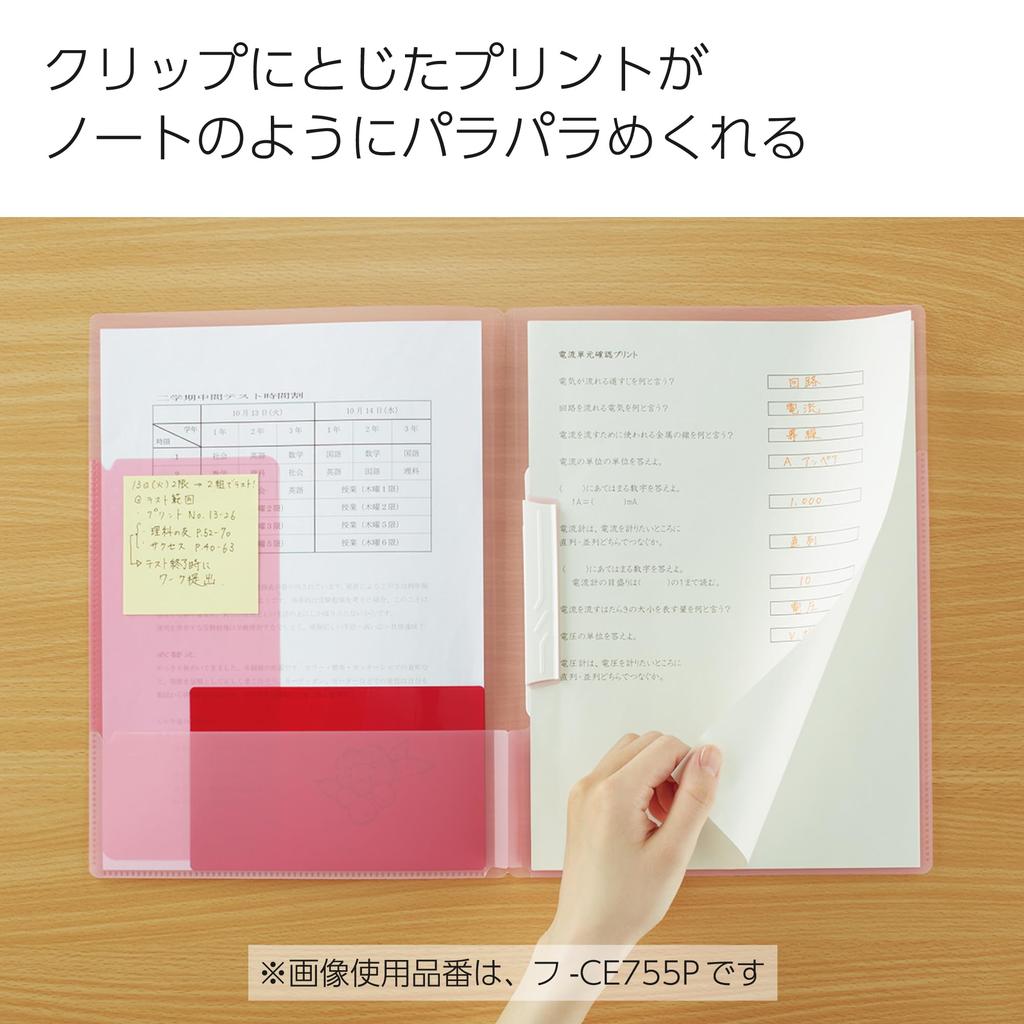 Kokuyo Campus Print File for Easy Limited Edition Newtro Flamingo Reviewing, Pink, 99KFU-CE755-L2