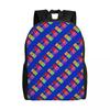Custom Rainbows Friends Hug It Out Travel Backpack Men Women School Computer Bookbag Video Game College Student Daypack Bags