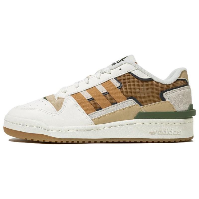 

Adidas Originals Forum Exhibit Low 2 Fabric Leather Comfortable Low Top Skate Shoes Unisex Beige FZ5595 35.5 бежевий