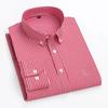 Thin Spring Summer 100% Cotton Shirts for Men Long Sleeve Checkered Dress Shirt Mens Blue Green  Men Clothing  Button Up Shirt