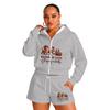 Women's -Inspired Fun Outfit Set with Walk by Slogan for Everyday Wear