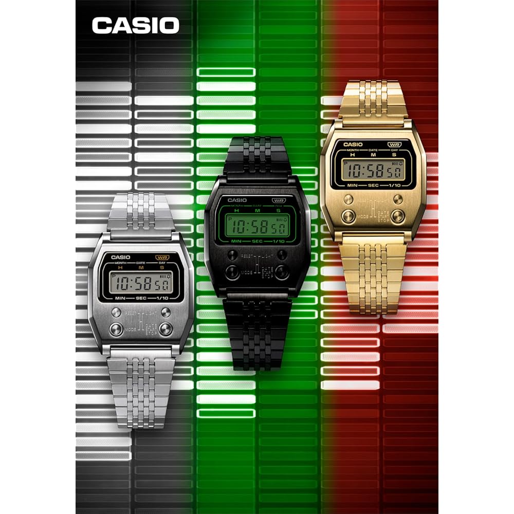 Casio Classic A1100G-5JF Premium Series Gold Analog Watch