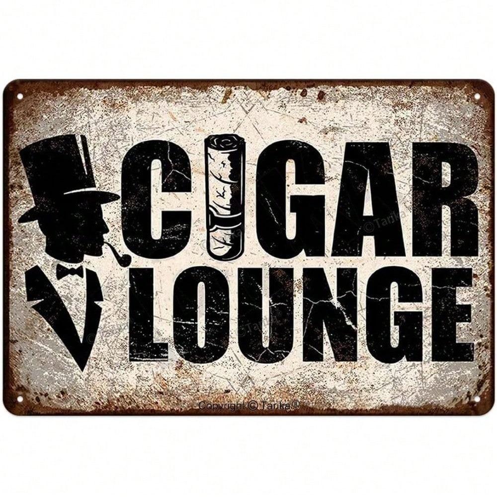 Modern Metal Wall Art Sign, Tin Poster Decor