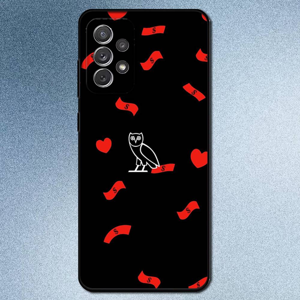 Drake O-OvO OWL Phone Case For Samsung S25,S24,S21,S22,S23,S30,Ultra,S20,Plus,Fe,Lite,Note,10,9,5G Black Cover