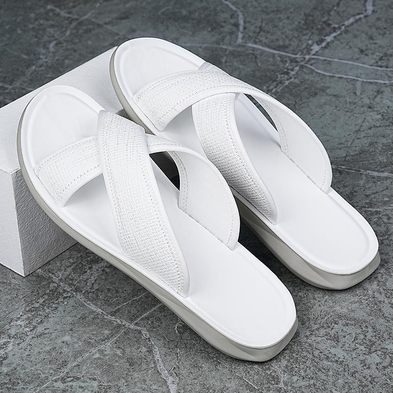 Offene Herren-Sportsandalen Outdoor Rutschfeste Hausschuhe Sommer Freizeit Schuhe Mode Strandschuhe Leicht Bequem Mann Halb Pantoffel