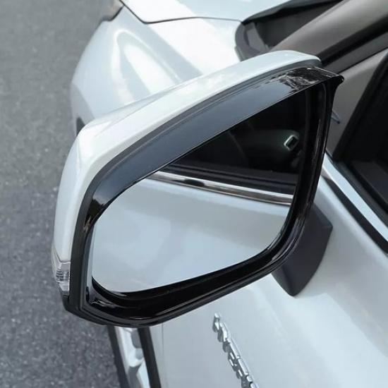 For Toyota Corolla -2024 Bright Black Accessories Rain Eyebrow Cover 2pcs