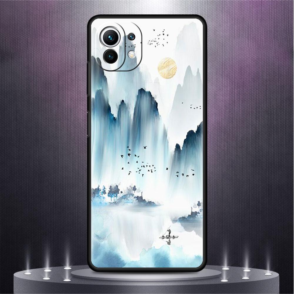 

Чехол с картиной гор для Xiaomi Mi Poco X3 NFC M4 M3 Pro F3 GT F1 11 Lite Note 10 11T 10T 9T Задняя мягкая крышка для телефона Xiaomi Mi 9