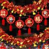 Chinese Style Horse Year Hanging Decorations 2M Lunar New Year Ornament  Bedroom Ceiling