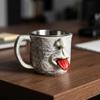 Resin Teasing Facial Mug Fun Hot Cold Beverage Cup Shaking Tongue Coffee  Cup  For Home Office