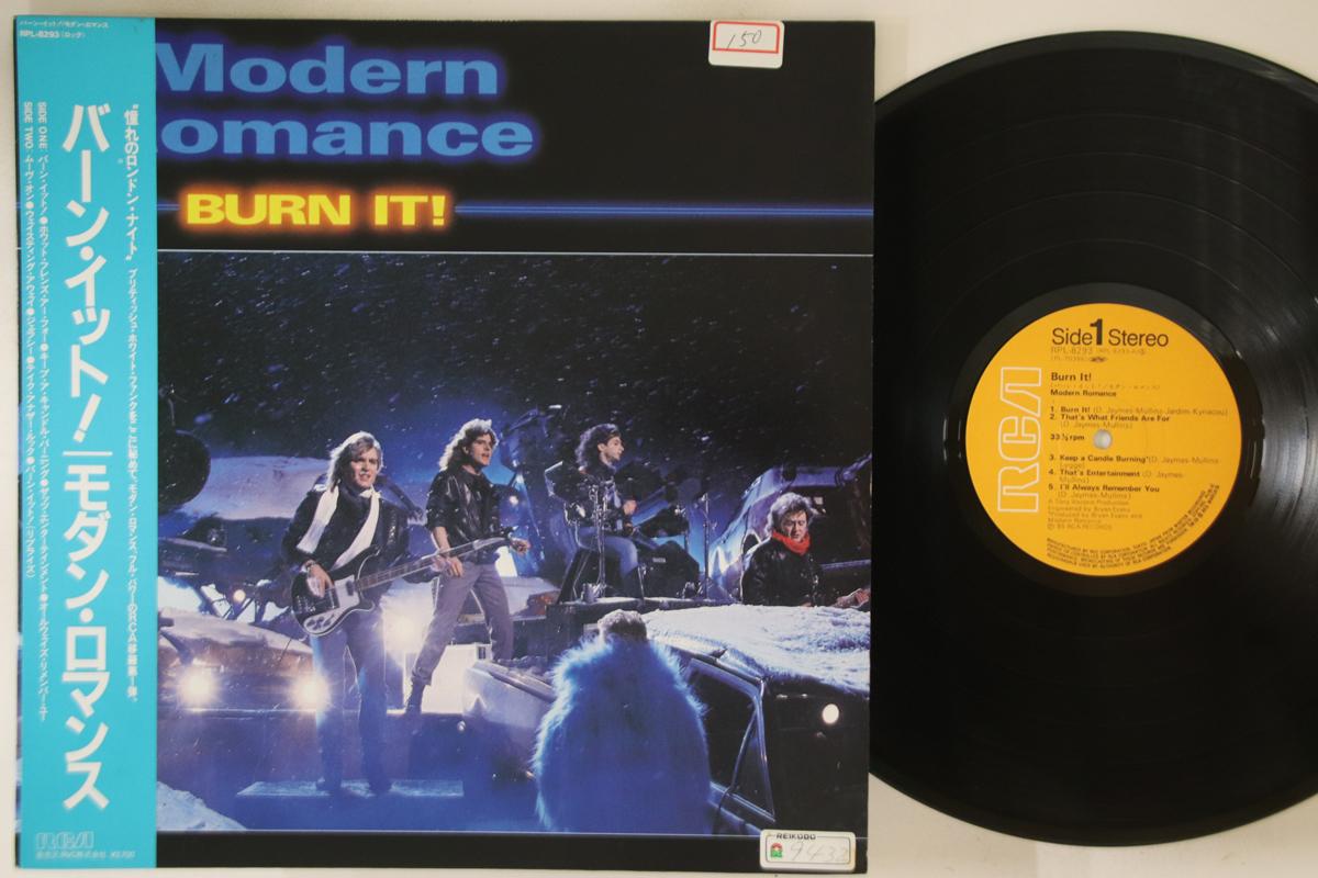

Пластинка MODERN ROMANCE - Burn It! RPL8293 RCA 1985 Япония Оби Рок Б/у