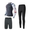 Mens Quick-Dry UV Protection Rash Guard Surfing Diving Snorkeling Swimming Fitness Outdoor Water Sports