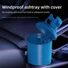 Creative Car Mounted Ashtray with Cup Holder And Lid Flame Retardant Inner Liner Detachable Ashtray for Vehicle Interior