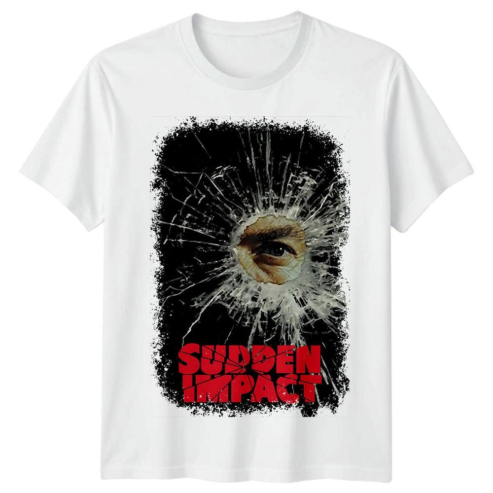 Sudden Impact 1984 Movie Poster Inspired Tshirt Retro 80s Tee Unisex