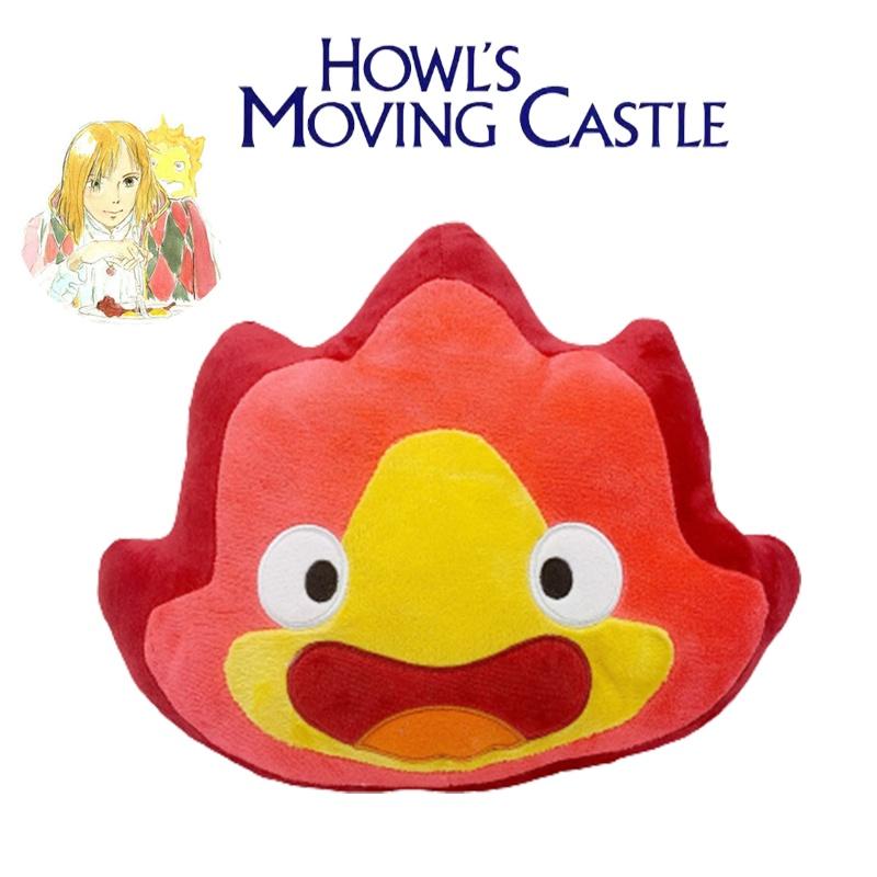 Cute Calcifer Plush Toy Soft Stuffed Fire Demon Doll For Kids' Xmas Or Birthday Present