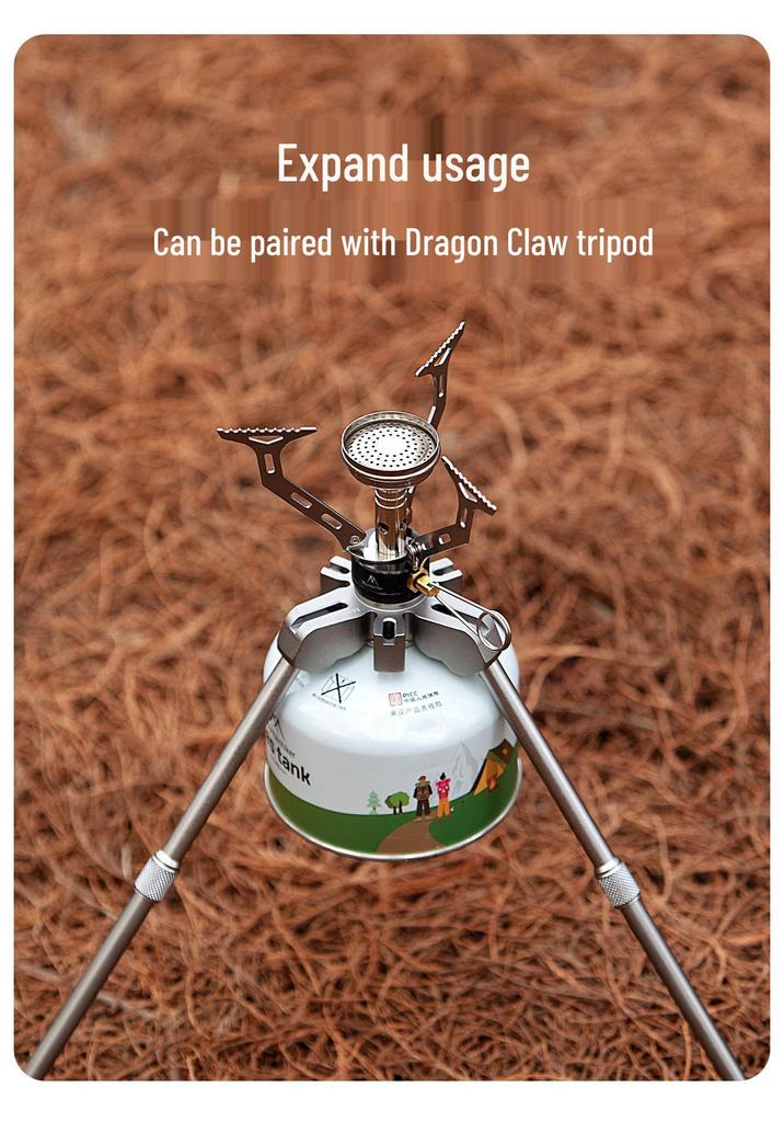Mountain Guest Foldable Trident Camping Gas Stove