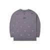 New Era SS24 Loose Fit Round Neck Flag Encounter All Over Print Gradient Embroidery Pullover Long Sleeve Sweatshirt Unisex Sweatshirt Gray 14187457