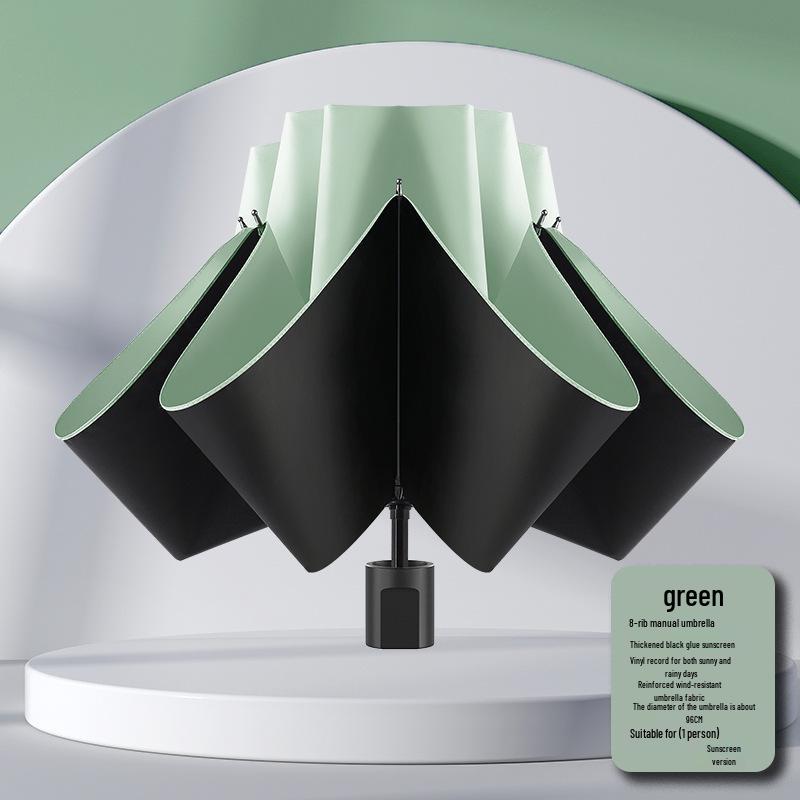 Parapluie Pare-Soleil Double Usage Extra Large: Épais, Renforcé, Pliable pour le Soleil et la Pluie